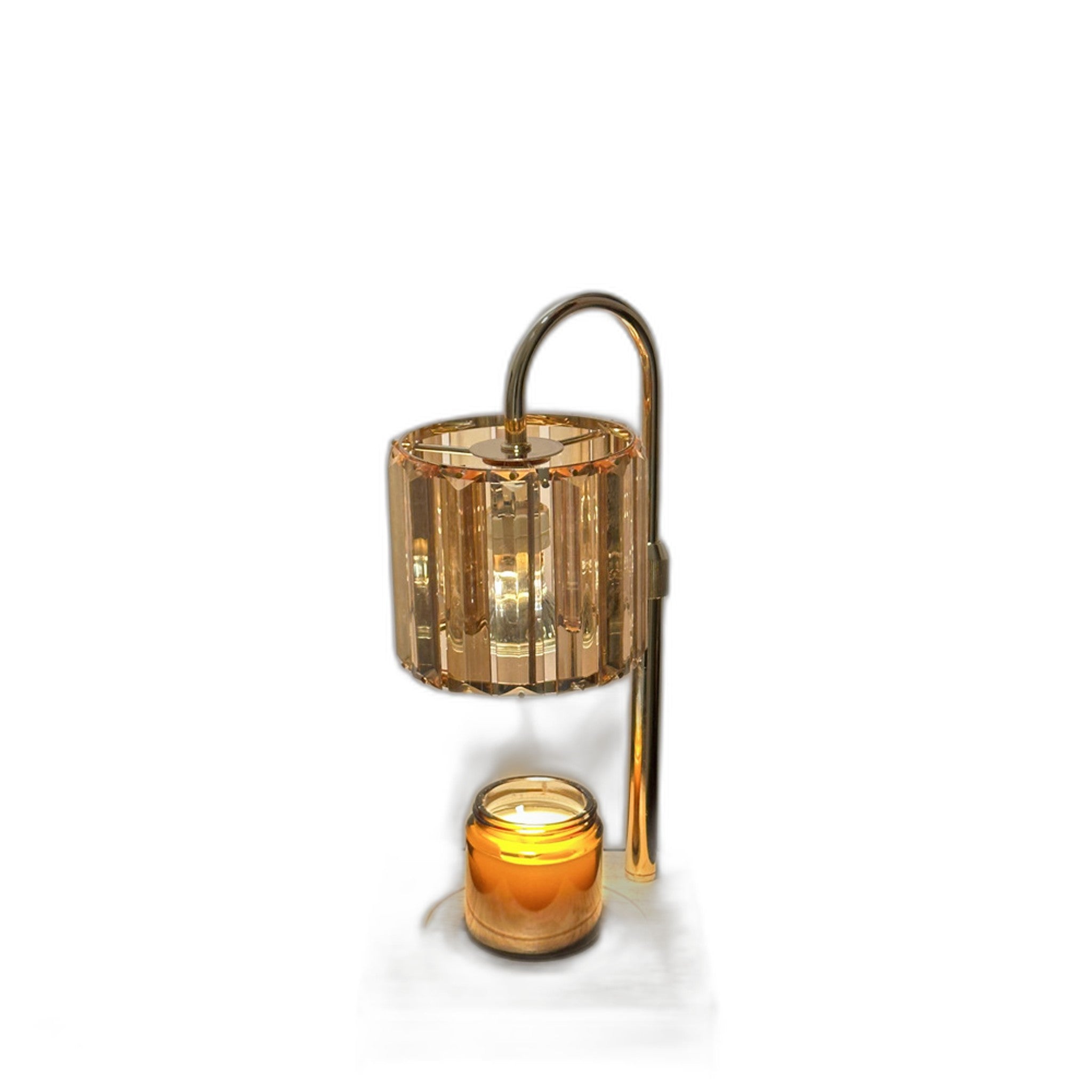Glass Flameless Aromatherapy Wax Warmer with Candles