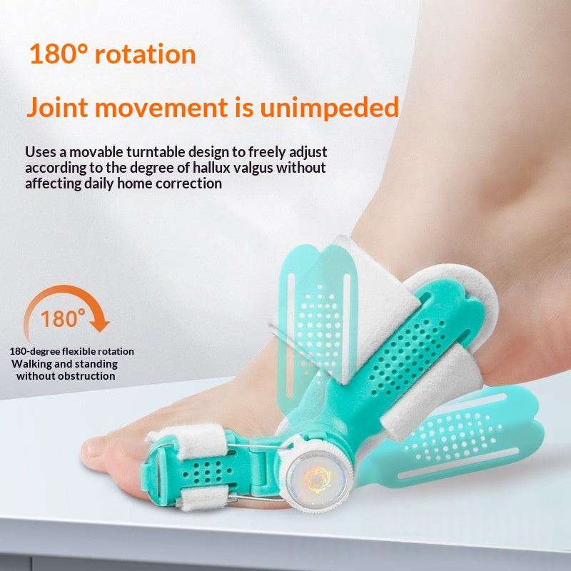 Toe Corrector with Adjustable Knob for Better Posture
