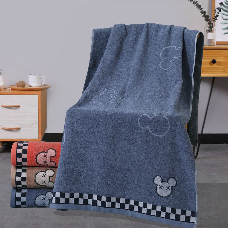 All-cotton Thickened Oversized Bath Towel for Ultimate Comfort