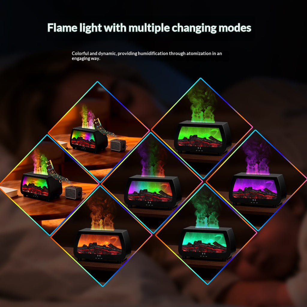 Steam Fireplace Aroma Diffuser Humidifier for Home