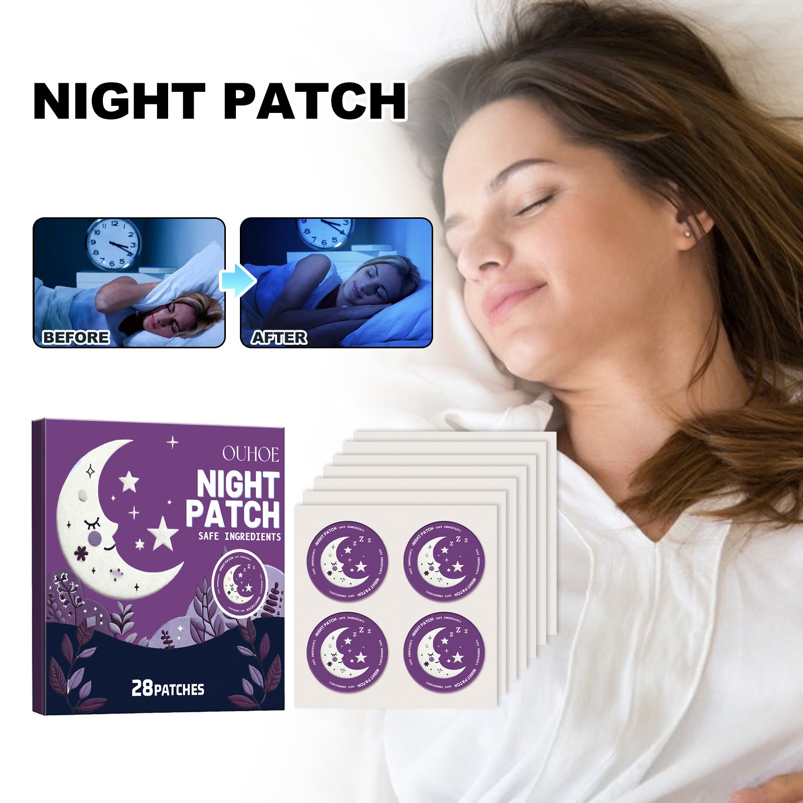 Relaxing and Gentle Overnight Body Care Patches