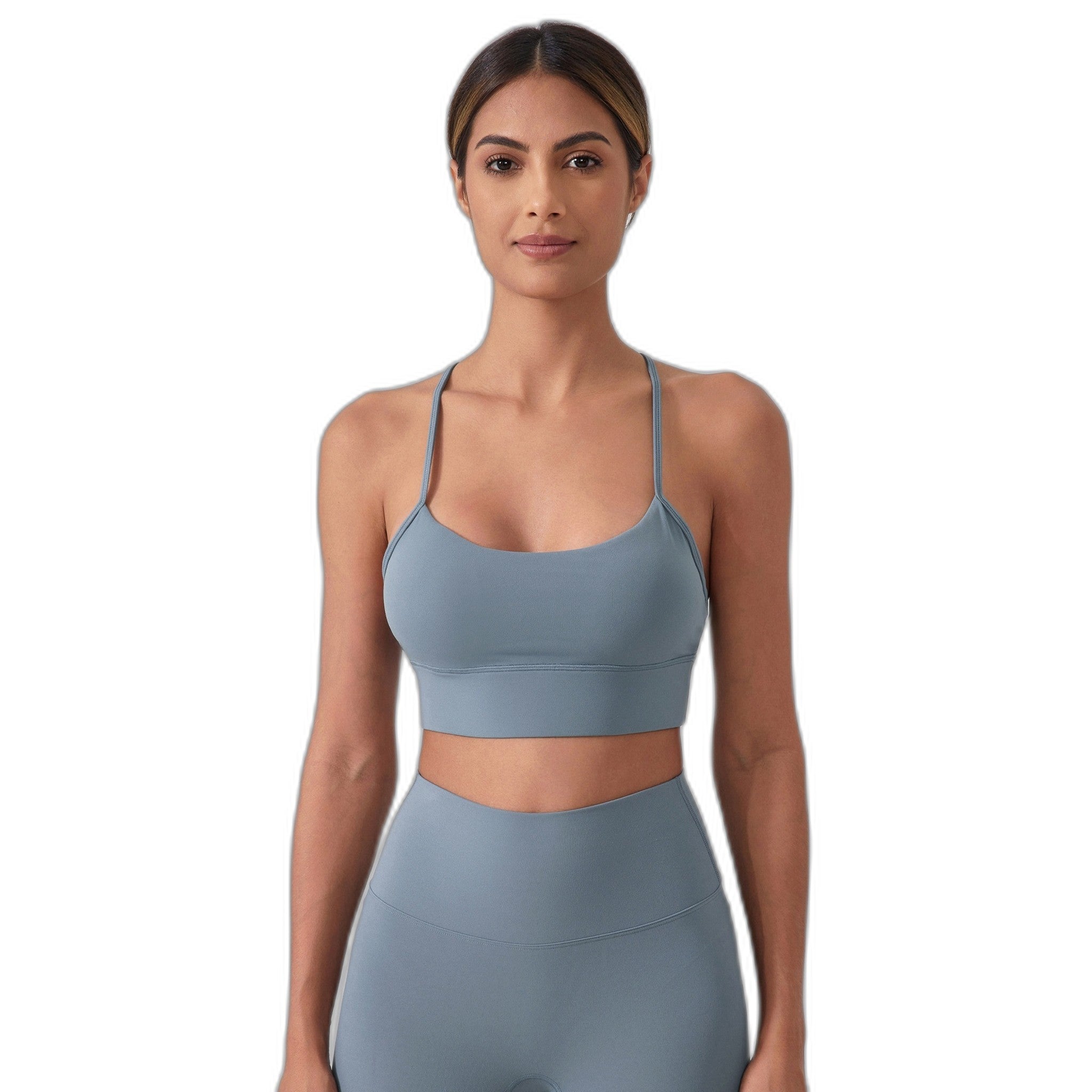 Nude-Feel Y-Back Sexy Beauty-Back Yoga Bra