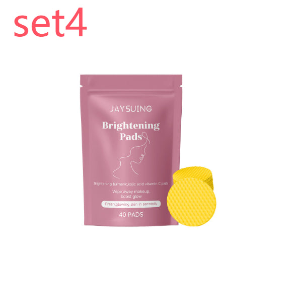 JAYSUING Turmeric Curcumin Cleansing Pads for Radiant Skin