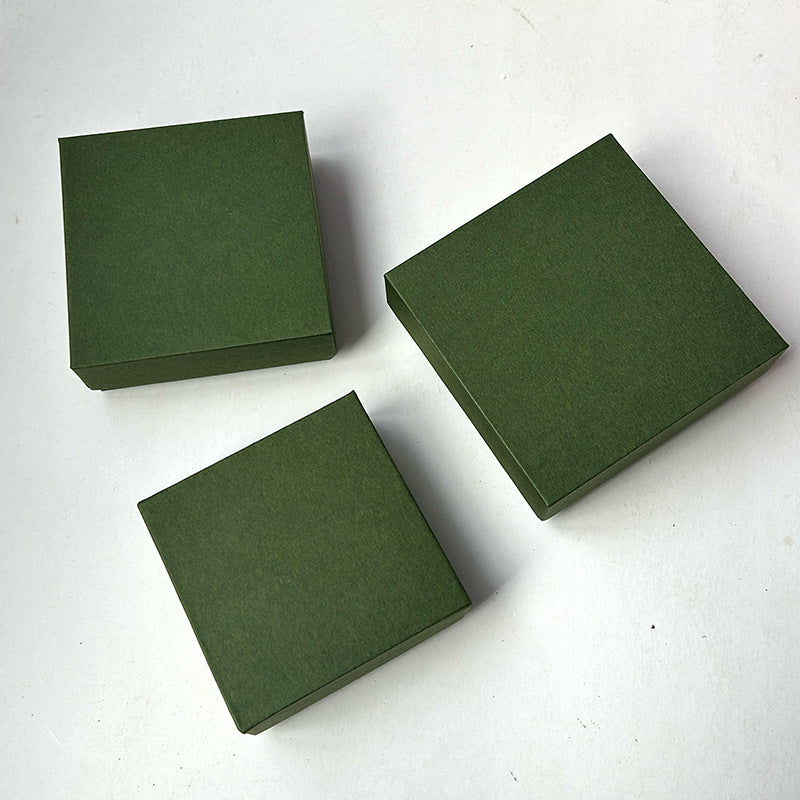 Solid Color Paper Jewelry Box for Stacking Rings & More