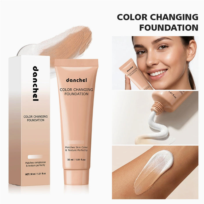 Hydrating Color-Changing Foundation Lotion for Flawless Skin