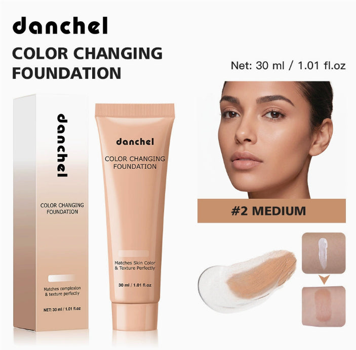 Hydrating Color-Changing Foundation Lotion for Flawless Skin