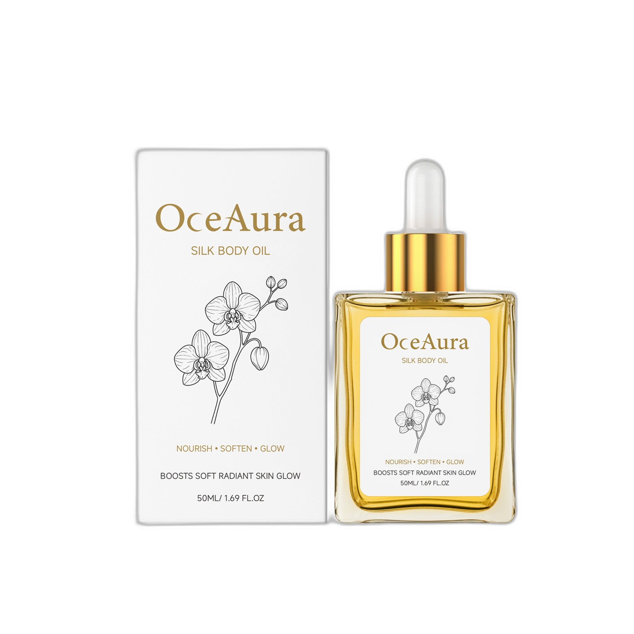 Silk Body Oil for Radiant Skin - Luxurious Hydration