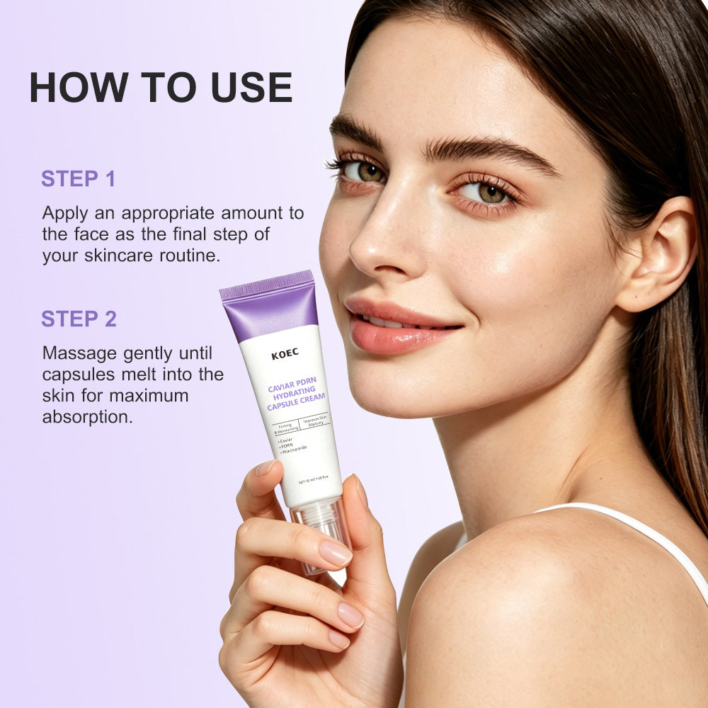 Caviar Hydrating Capsule Facial Cream for Radiant Skin