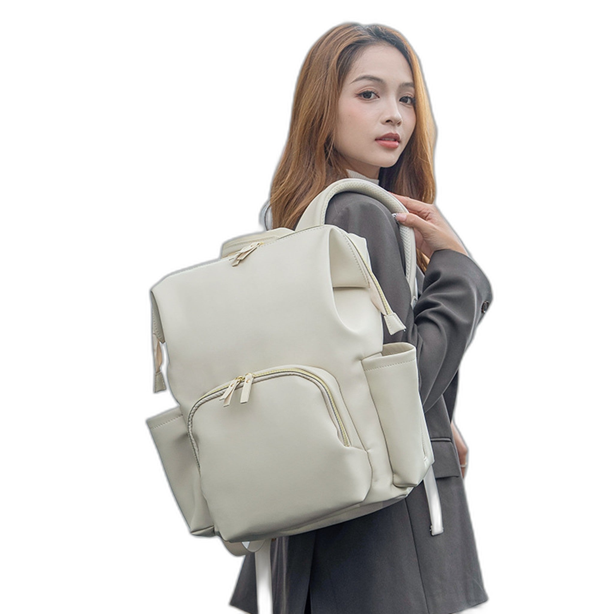 Multifunctional Insulated Diaper Storage Bag for Moms