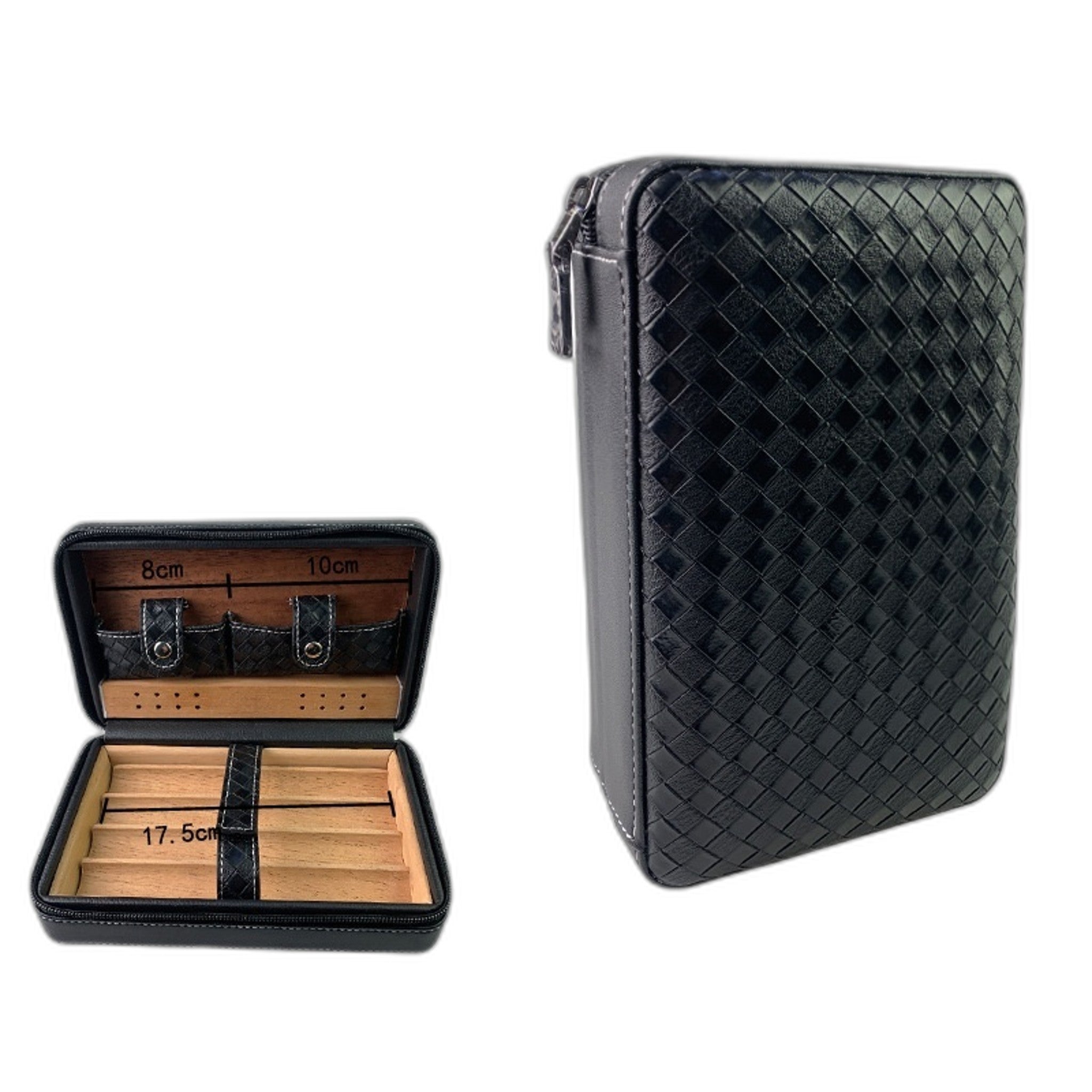 Leather Storage Bag Goya Cigar Set - Stylish Cosmetic Bag