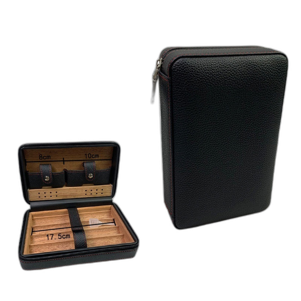 Leather Storage Bag Goya Cigar Set - Stylish Cosmetic Bag