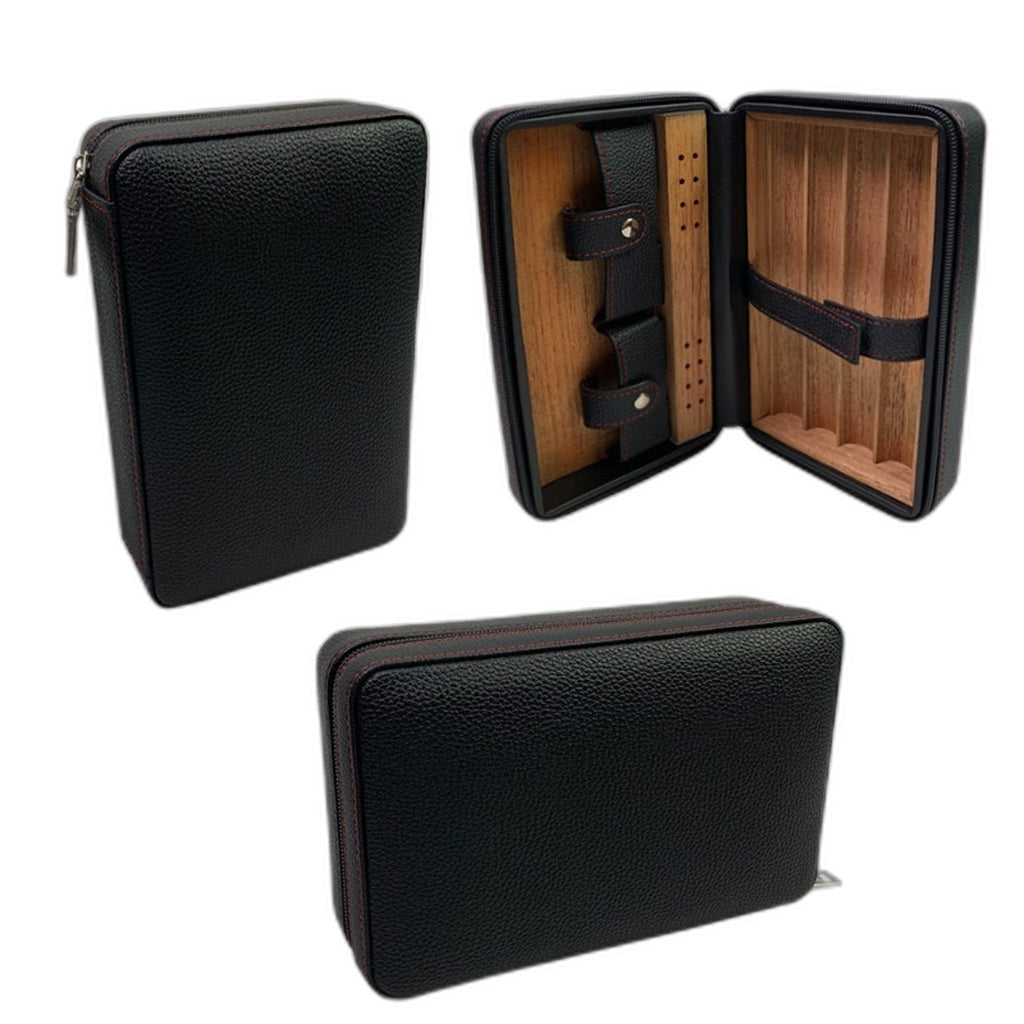 Leather Storage Bag Goya Cigar Set - Stylish Cosmetic Bag
