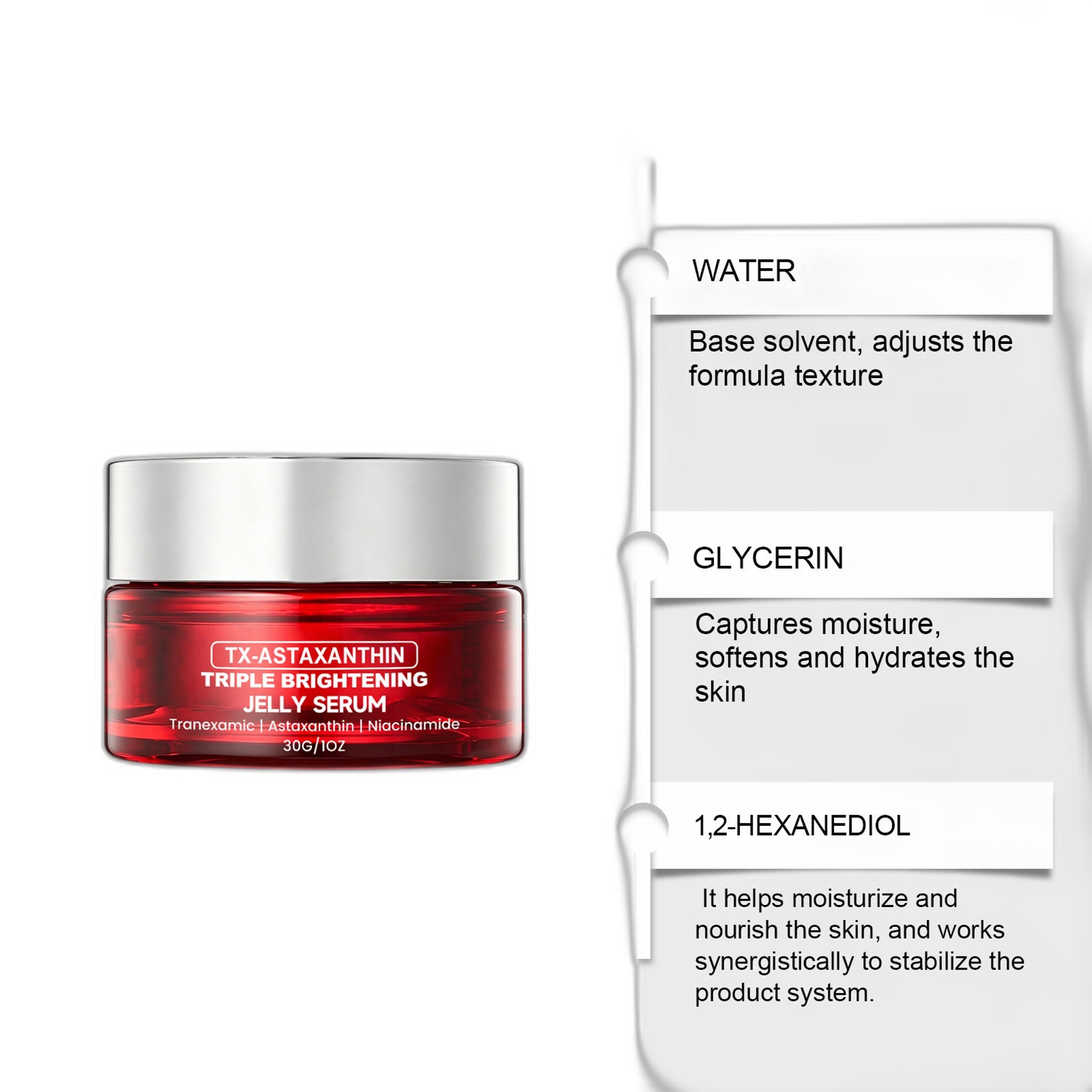 Triple Brightening Jelly Serum - Vitamin C Serum for Radiant Skin