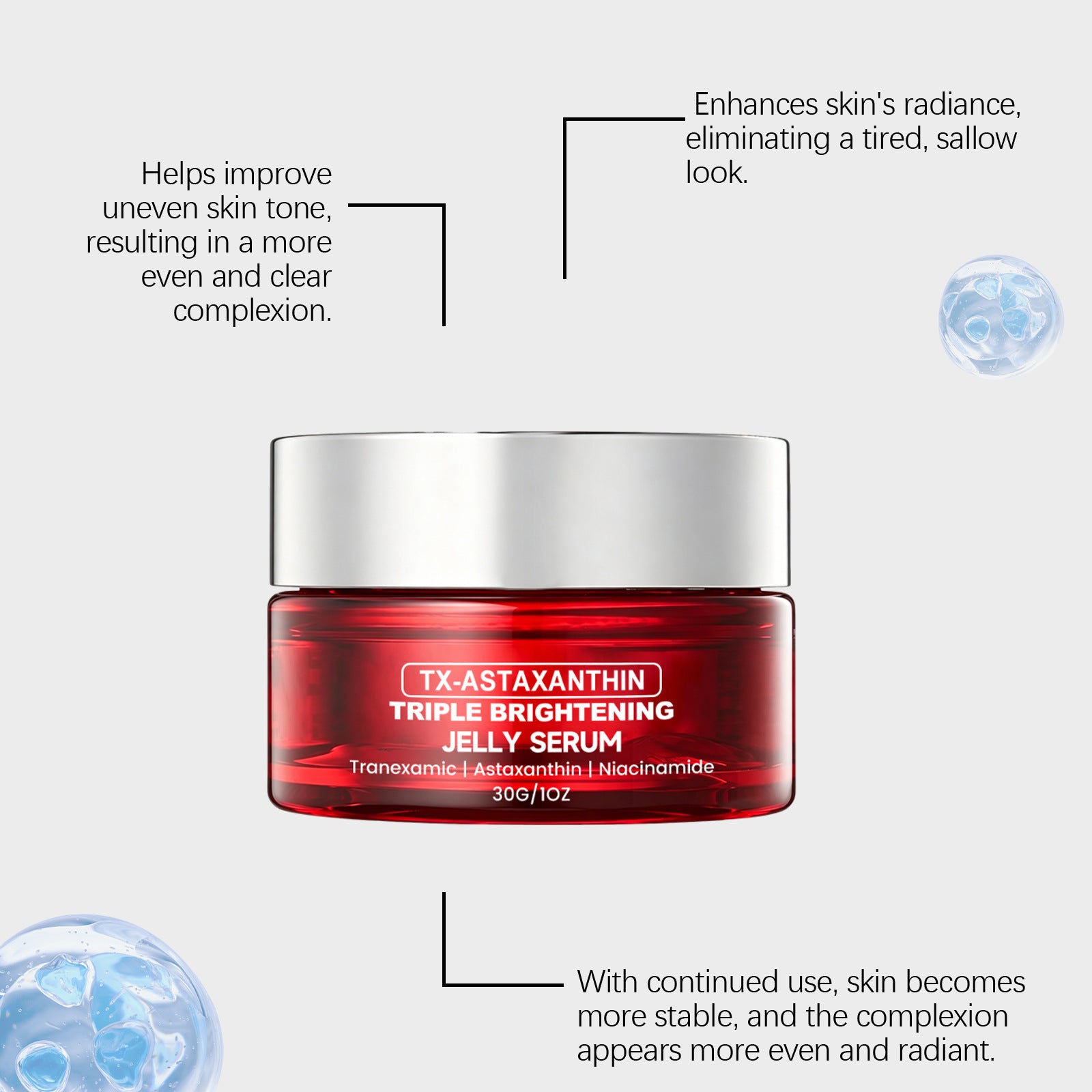 Triple Brightening Jelly Serum - Radiant Skin Solution
