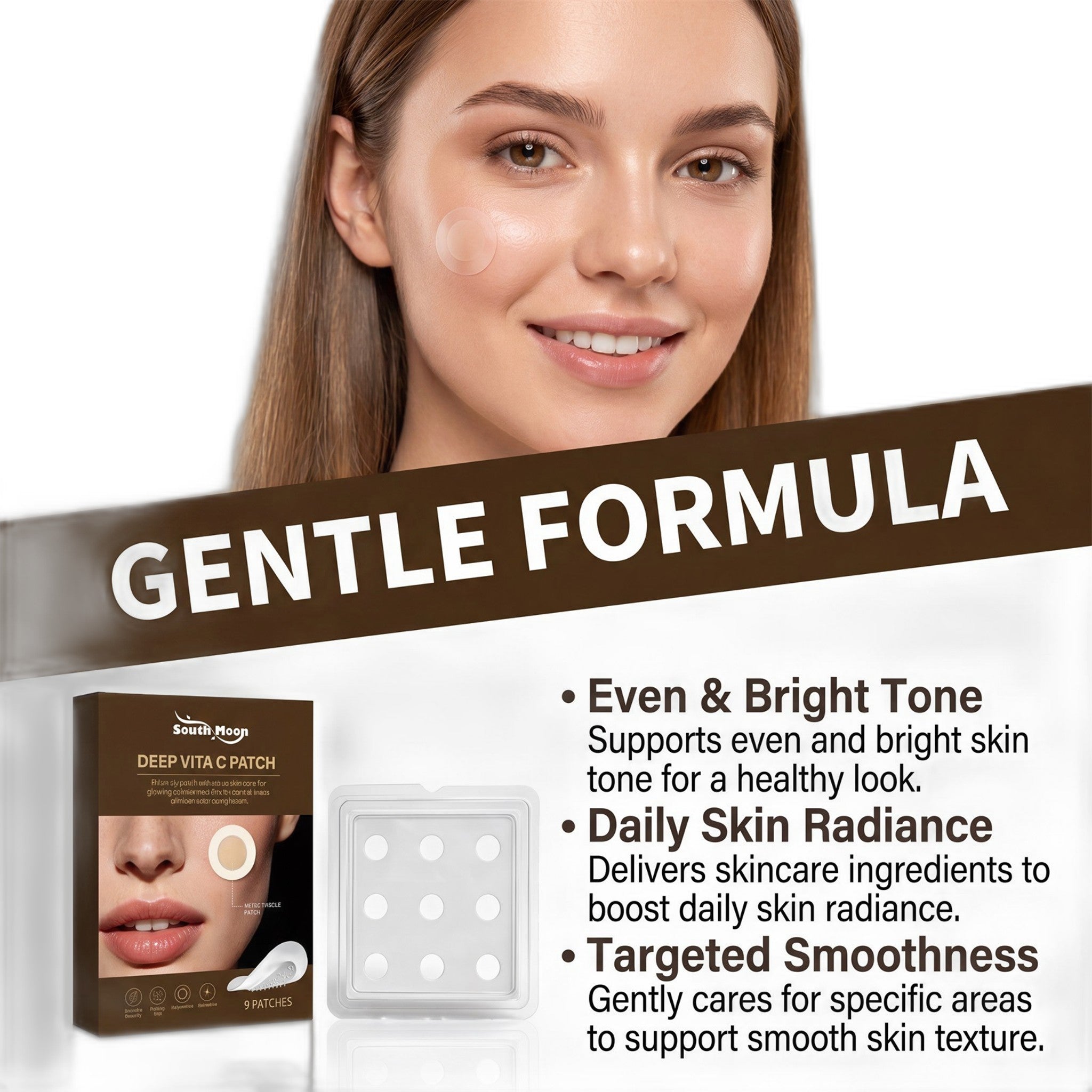 Vitamin C Skin-Clarifying Microneedle Patch for Radiant Skin