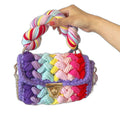 Handwoven Womens Tote Bag - Minimalist Style Cosmetic Bag