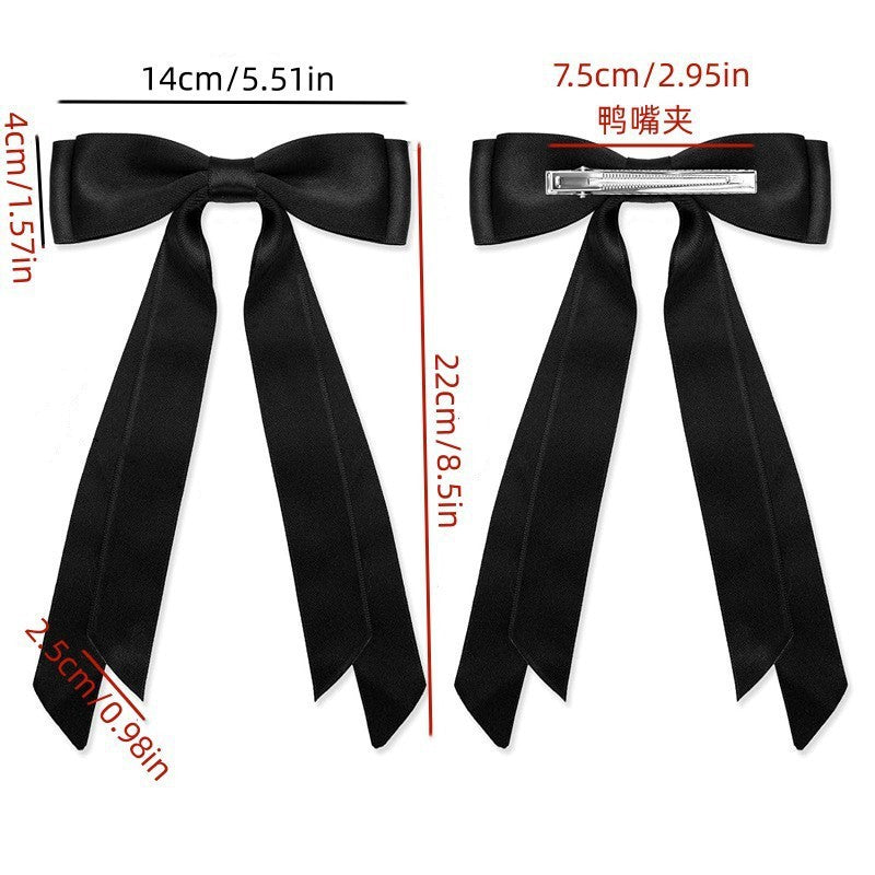 Bow-tie Duckbill Double-layer Hair Clip - Trendy Banana Clip
