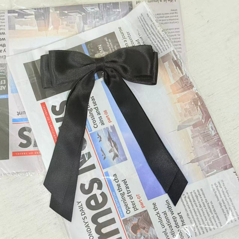 Bow-tie Duckbill Double-layer Hair Clip - Trendy Banana Clip