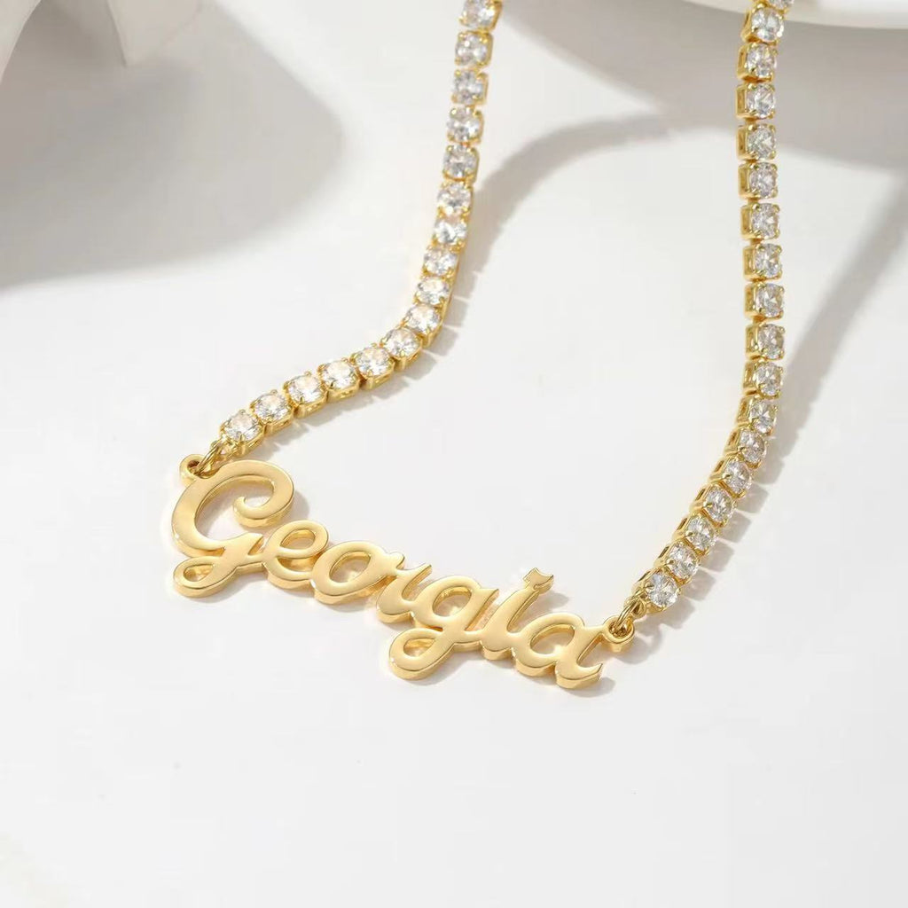 Custom Name Necklace for Women - Personalized Choker Jewelry