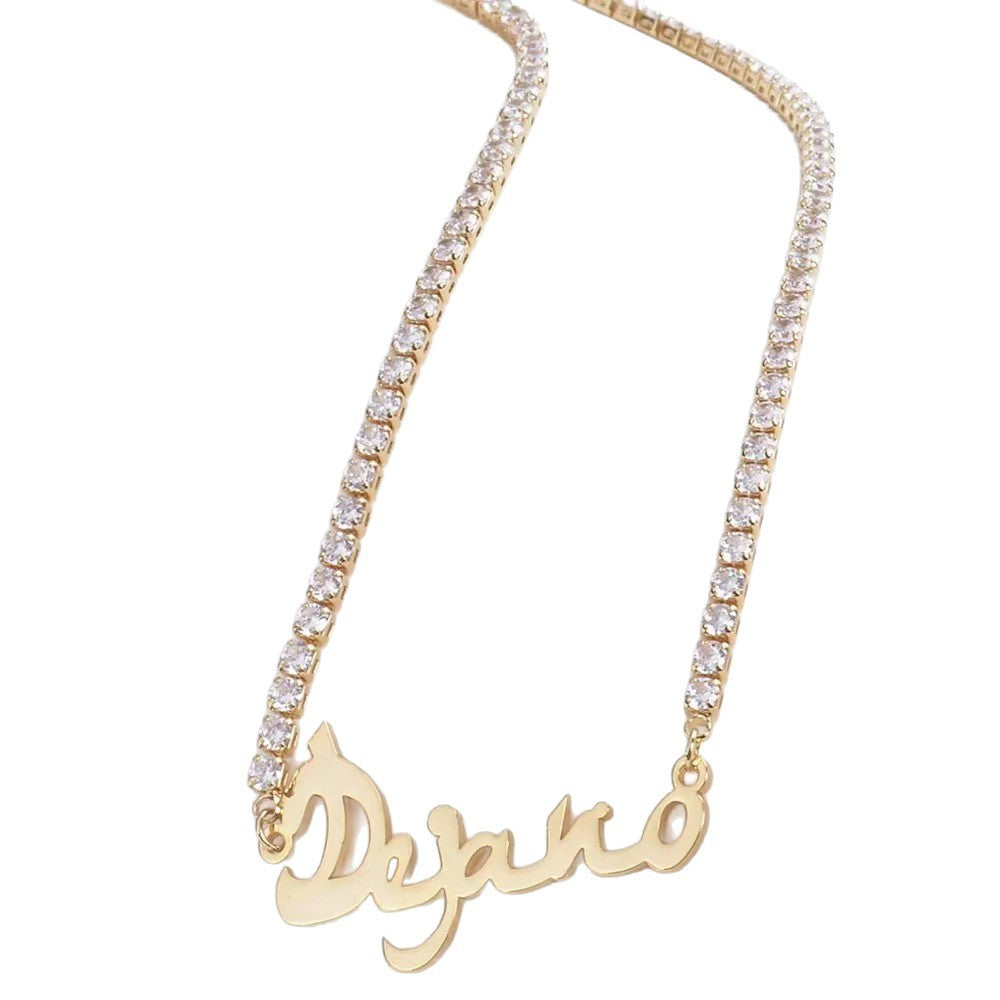 Custom Name Necklace for Women - Personalized Choker Jewelry