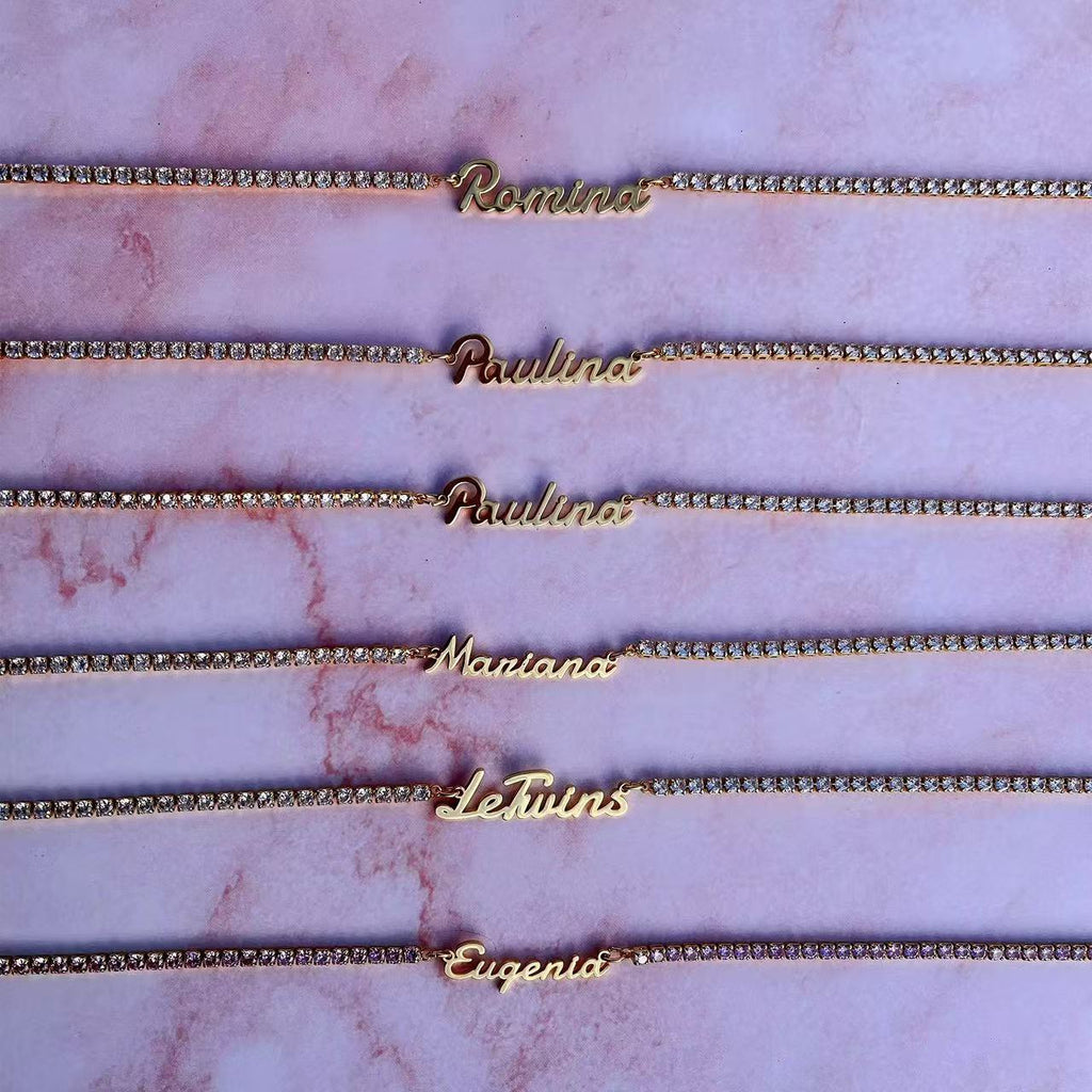 Custom Name Necklace for Women - Personalized Choker Jewelry