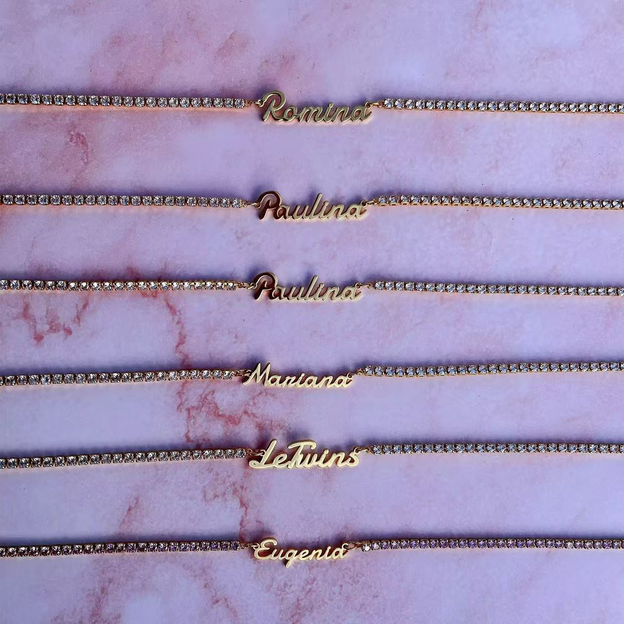 Custom Name Necklace for Women - Personalized Choker Jewelry