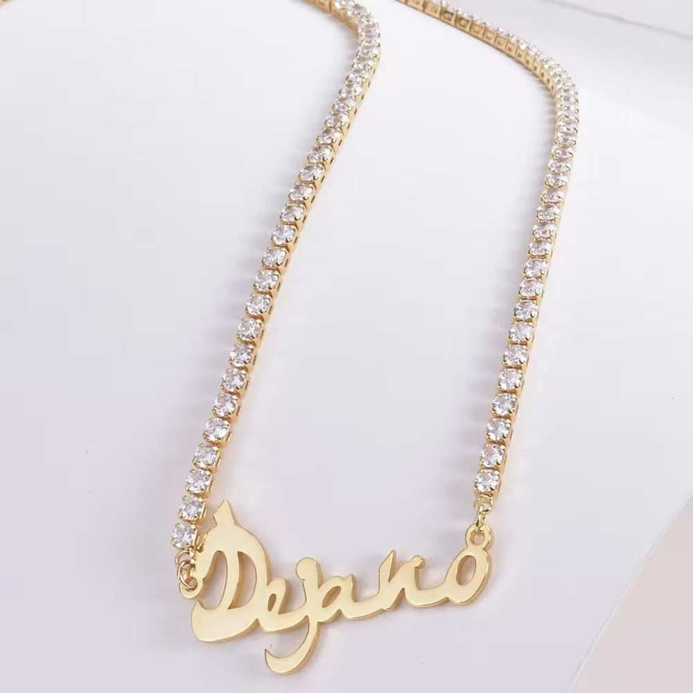 Custom Name Necklace for Women - Personalized Choker Jewelry
