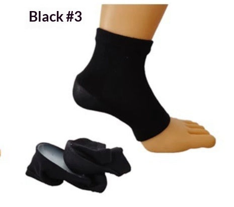 Height-Increasing Sports Socks with Half-Height Heel Pad