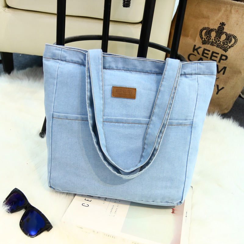 Korean Style Denim Bag - Fresh & Clean Women's Crossbody