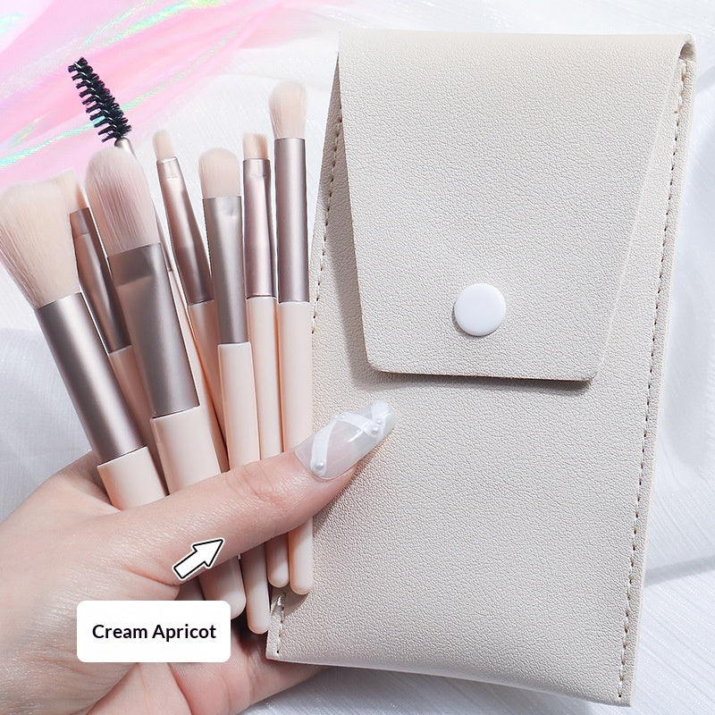 Portable Brush Set Makeup Tool Kit with Stylish Brush Holder