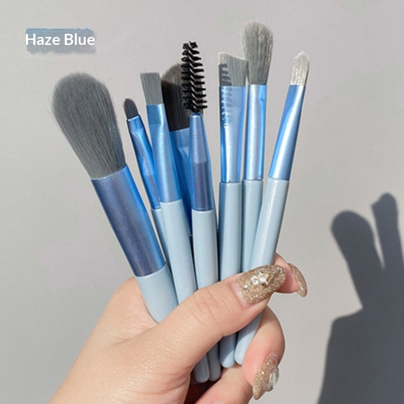 Portable Brush Set Makeup Tool Kit with Stylish Brush Holder