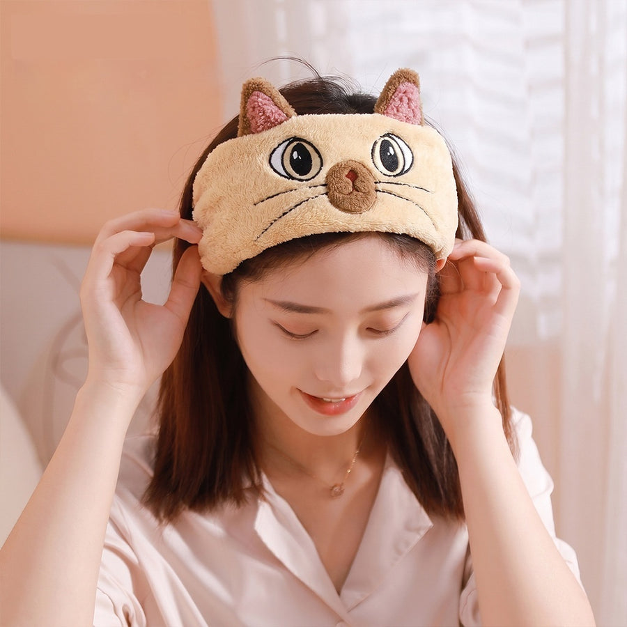 New Cartoon Cat Face-Washing Headband for Women
