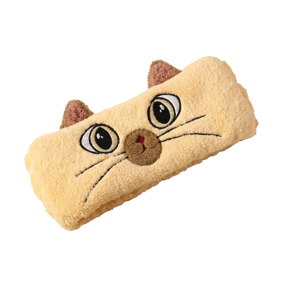 New Cartoon Cat Face-Washing Headband for Women