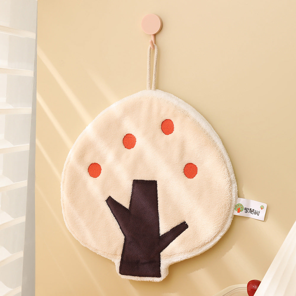 Creative Cartoon Little Tree Hand Towel - Fun Sweat Towel