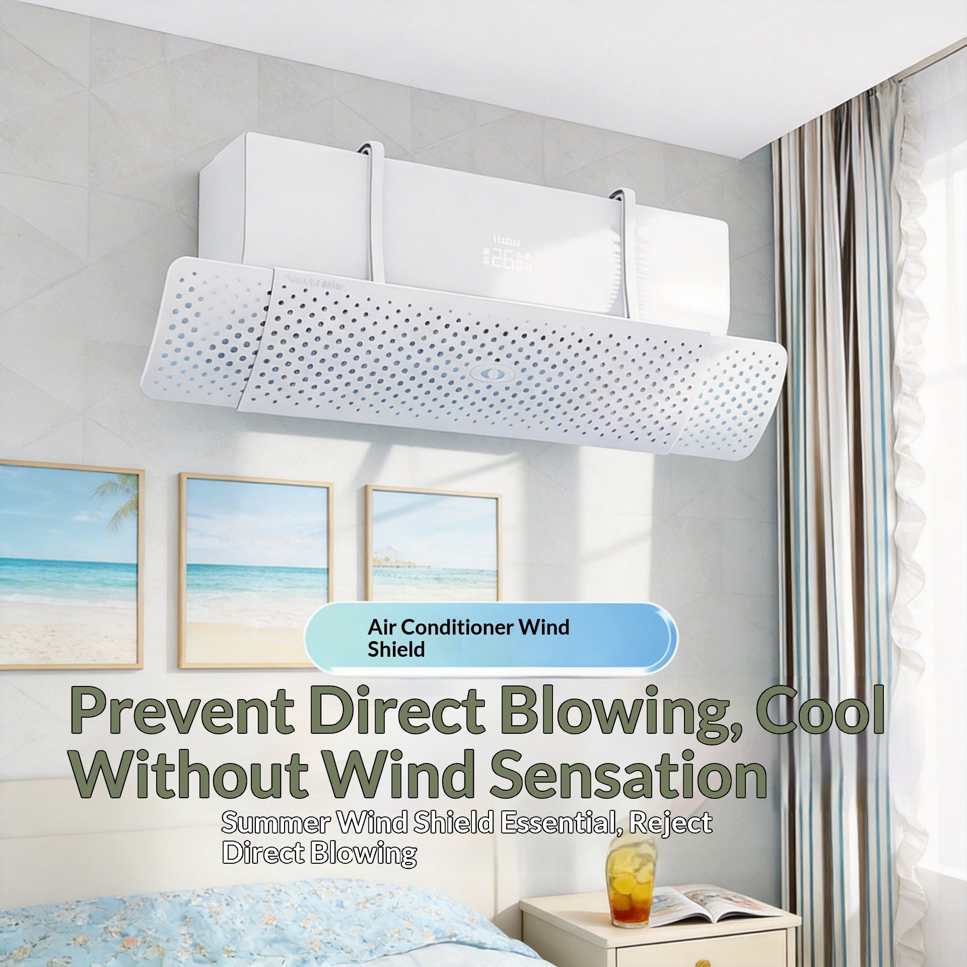 Universal Air Conditioner Deflector - Aromatherapy Diffuser
