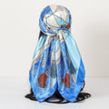 Classic Satin Women's Shawl Headscarf and Scarf