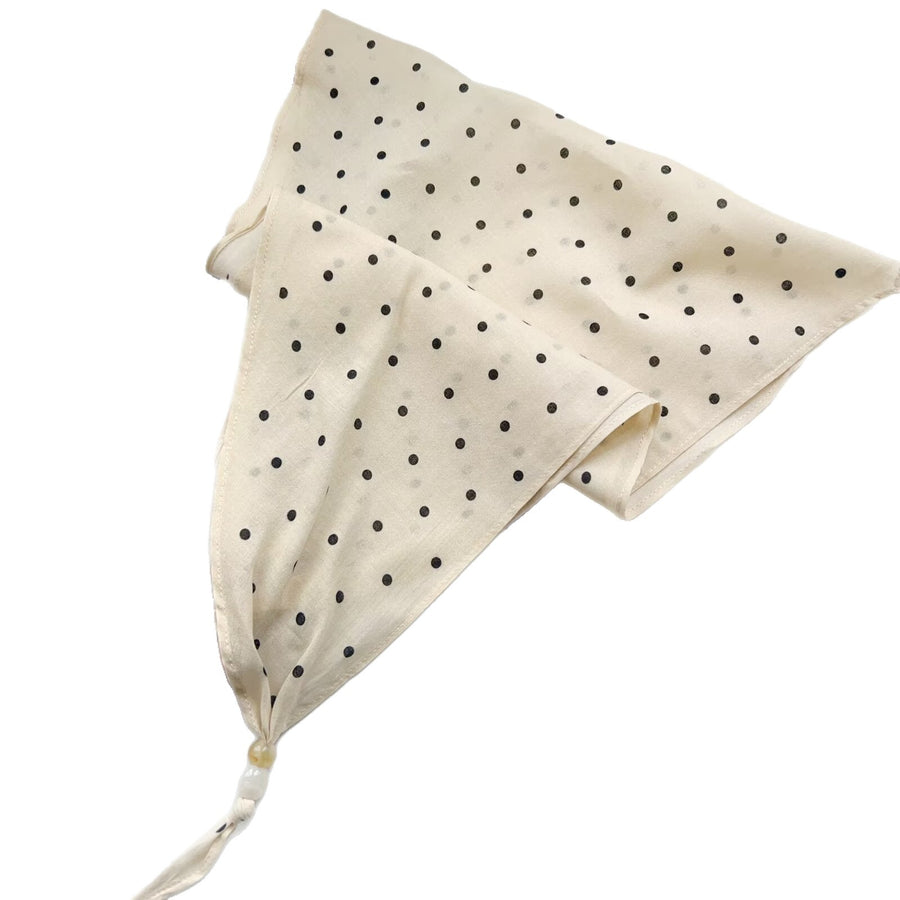 100% Cotton Korean-style Artistic Floral Headband & Scarf