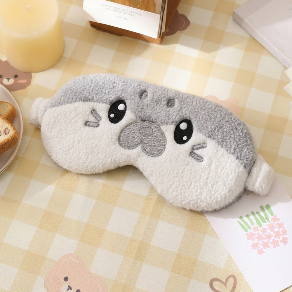 Cute Seal Shading Sleep Eye Mask for Relaxation