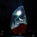 Northern Lights Snow Wolf Lamp - Creative Mood Lamp Design