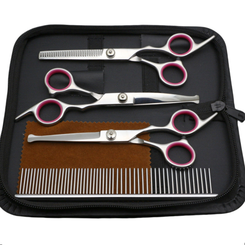 Clean Beauty Haircutting Scissors, Comb, and Beauty Shears Set