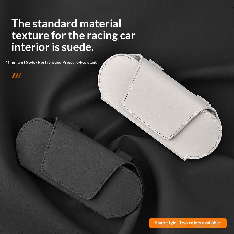 Car-mounted Magnetic Glasses Case Clip - Stylish Banana Clip
