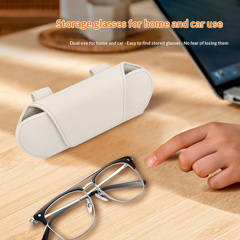Car-mounted Magnetic Glasses Case Clip - Stylish Banana Clip