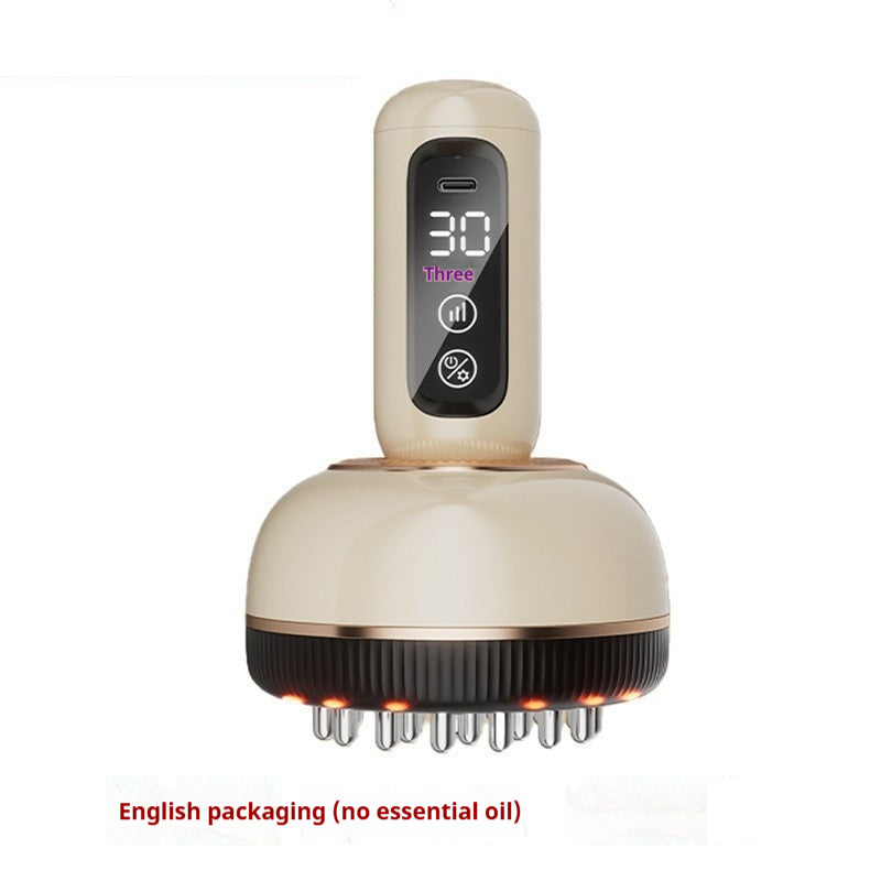 Electric Meridian Brush EMS Pulse Massager for Neck Relief