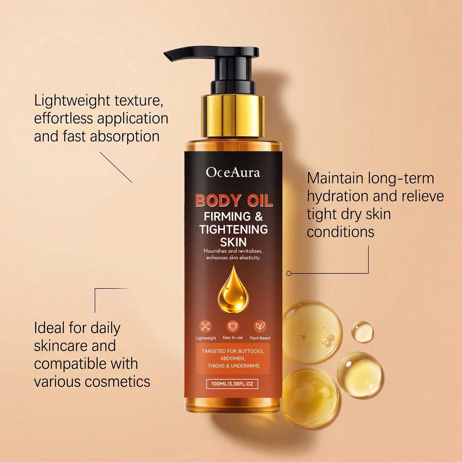 Nourishing Firming Body Oil for Radiant Skin