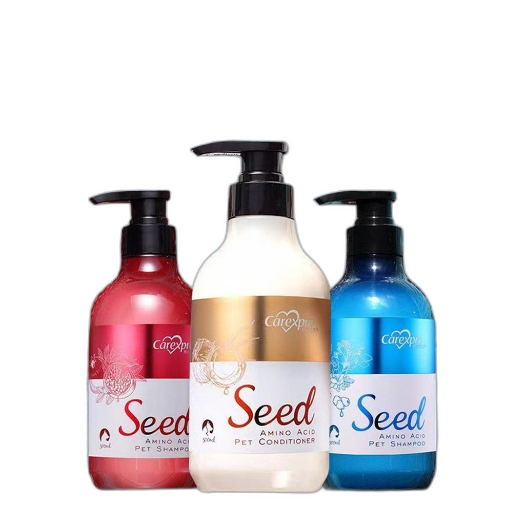 Pet Shampoo with Seed Extracts and Amino Acids for Coat Care