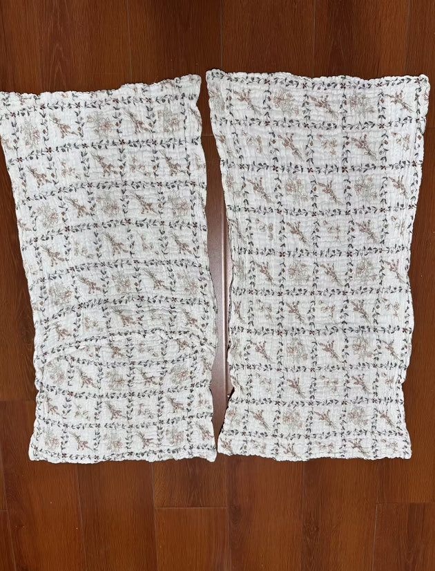 Printed Muslin Pillowcase - Luxurious Satin Feel