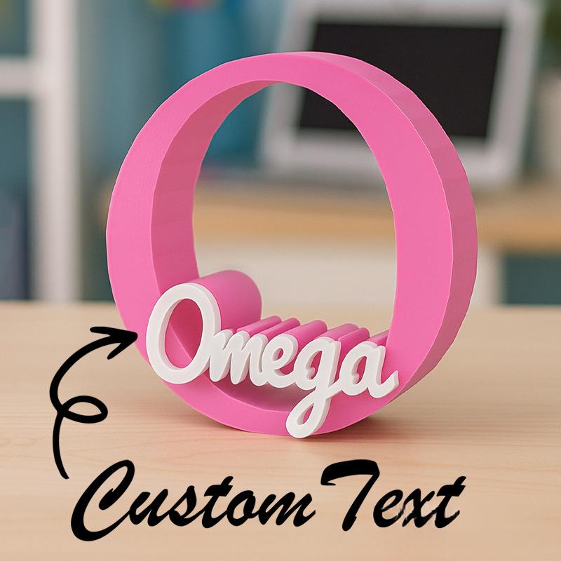 Custom Multi-color Name Necklace - Unique Christmas Gift