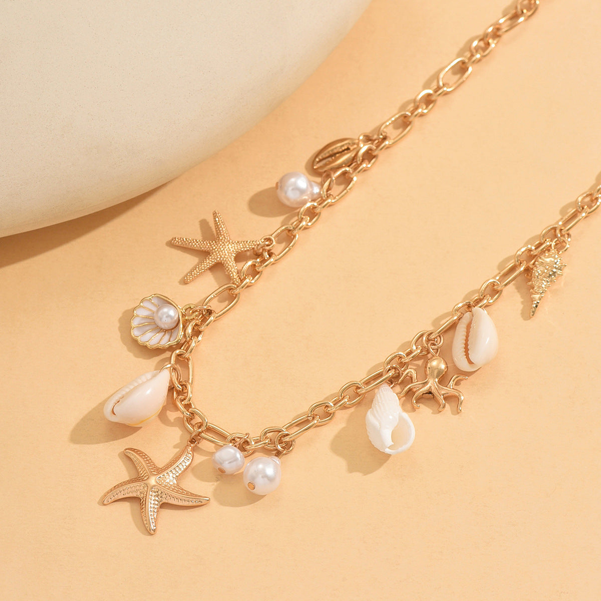 Bohemian Summer Beach Shell Necklace for Women