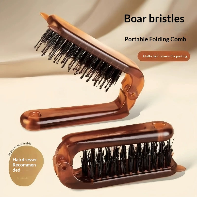 Foldable and Extendable Brush Volumizing Makeup Comb