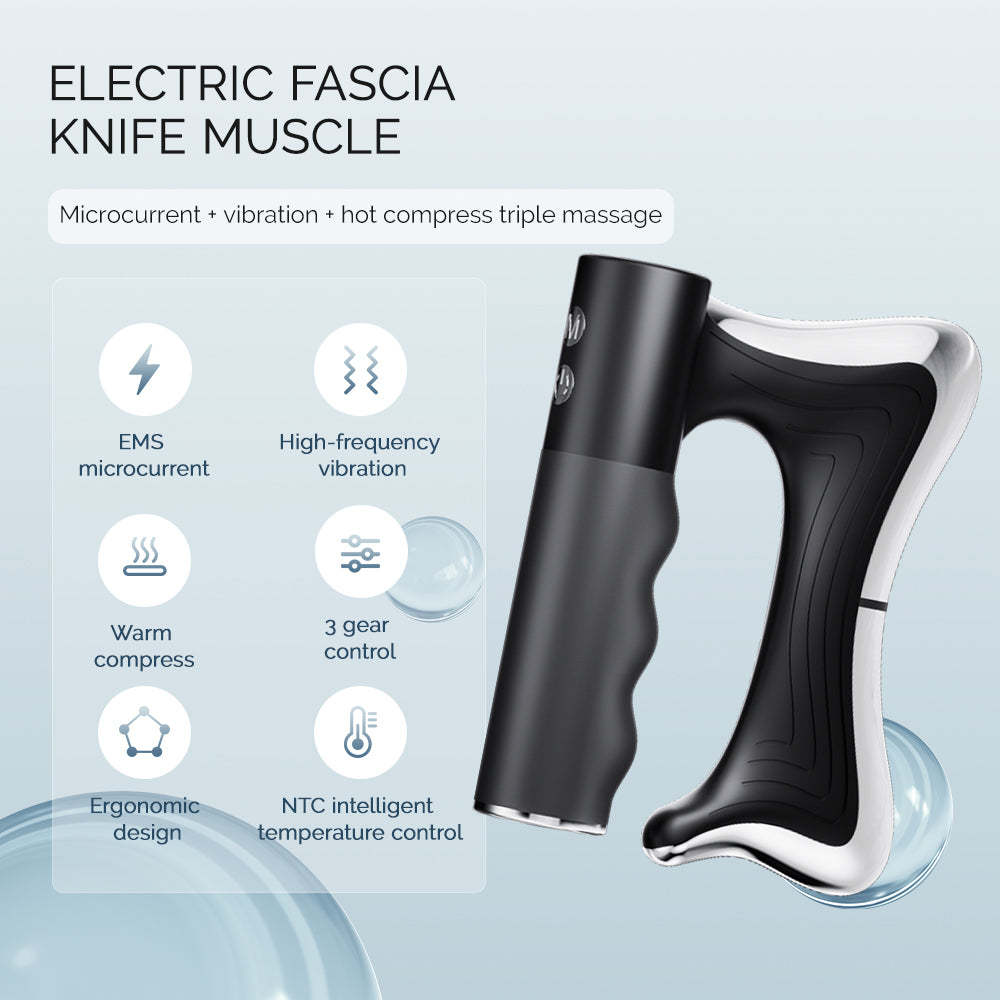 Electric Fascia Knife Vibration Body Massager for Relaxation